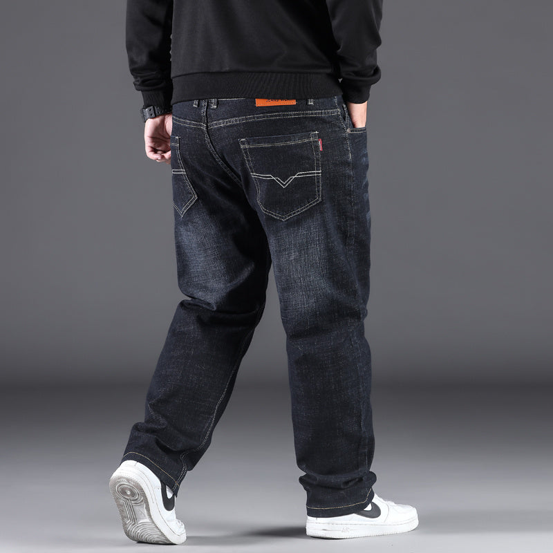 Irffinity Men Casual Pants Loose Fit Straight Leg Everyday