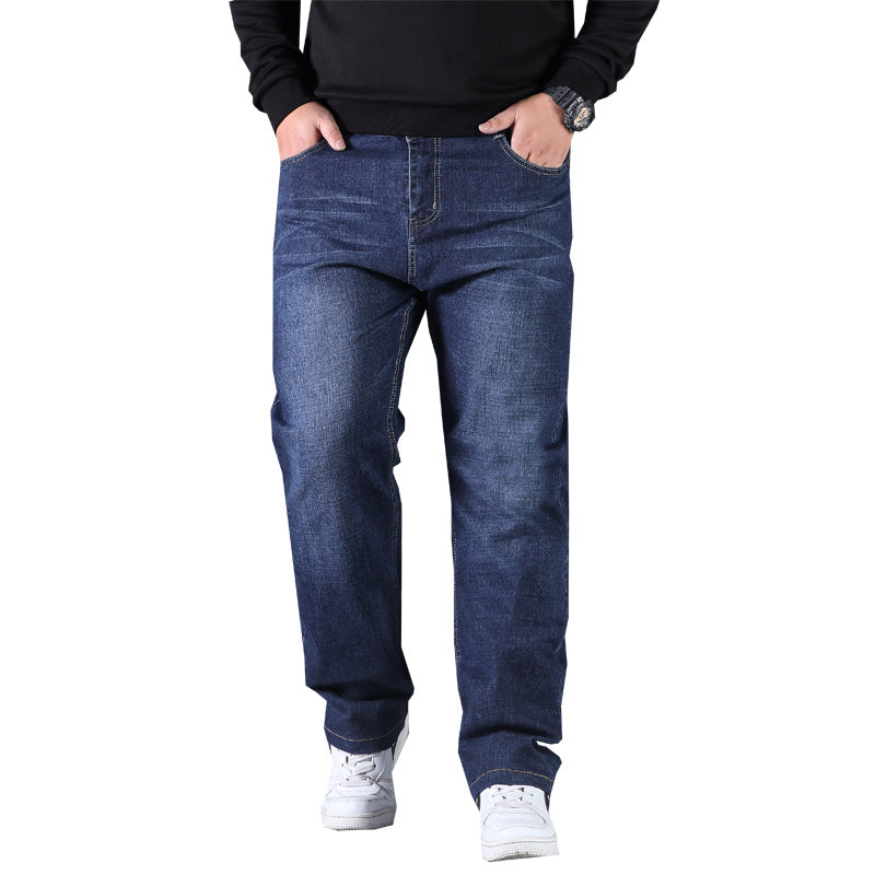 Irffinity Men Casual Pants Loose Fit Straight Leg Everyday