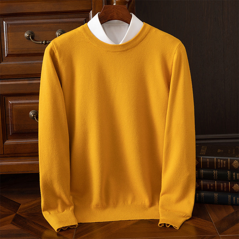 Irffinity Pullover Sweater Round Neck Loose Fit Officewear