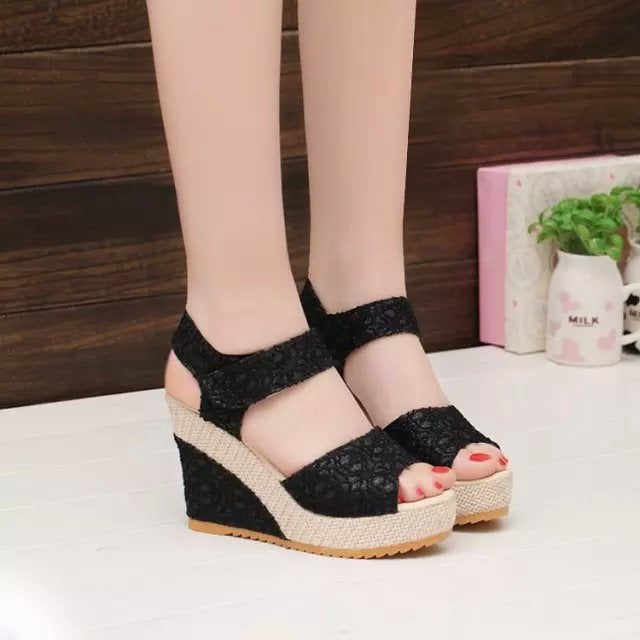 Irffinity Flat Bottom High Heel Sandals For Women Non Slip