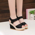 Irffinity Flat Bottom High Heel Sandals For Women Non Slip