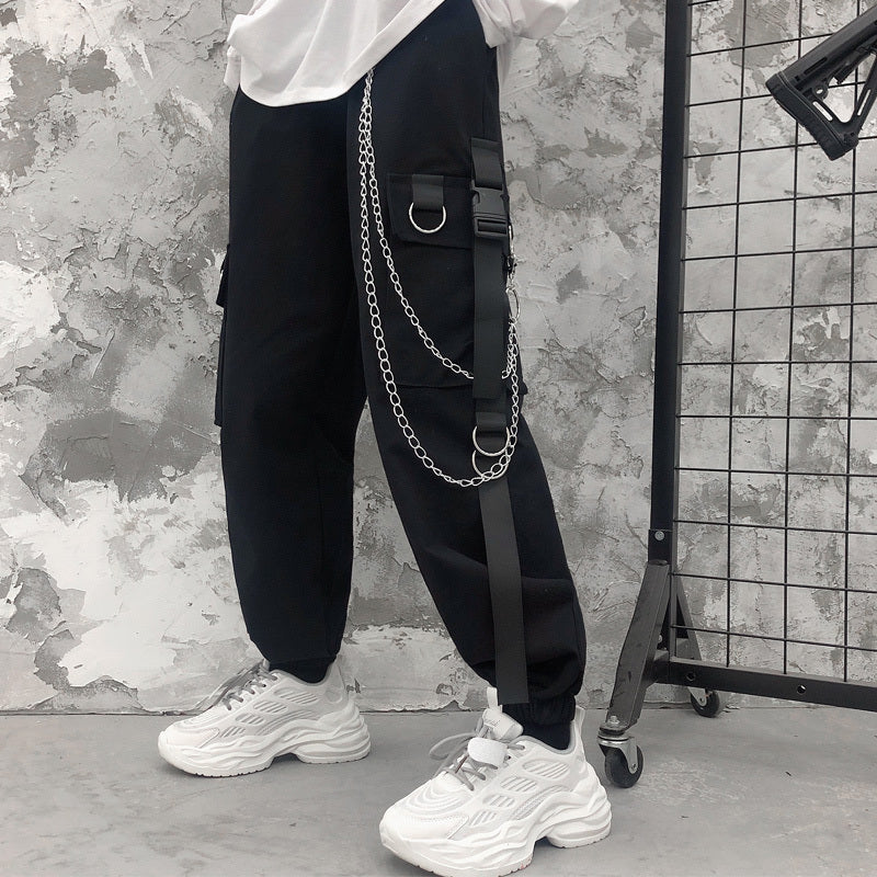 Irffinity Cargo Pants For Men Hip Hop Loose Fit Streetwear
