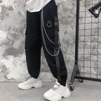 Irffinity Cargo Pants For Men Hip Hop Loose Fit Streetwear
