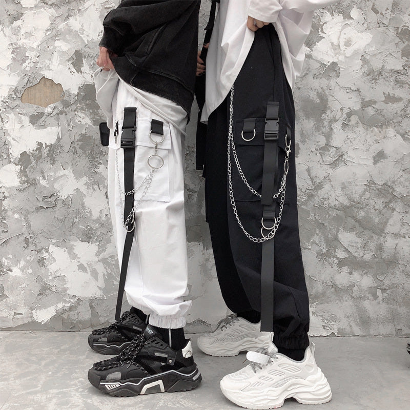 Irffinity Cargo Pants For Men Hip Hop Loose Fit Streetwear