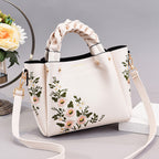 Irffinity Tote Bag for Women PU Leather Drawstring Closure