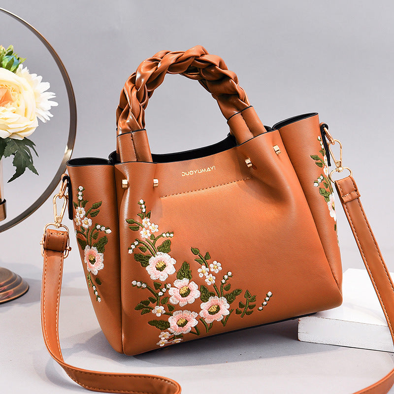 Irffinity Tote Bag for Women PU Leather Drawstring Closure