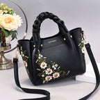 Irffinity Tote Bag for Women PU Leather Drawstring Closure