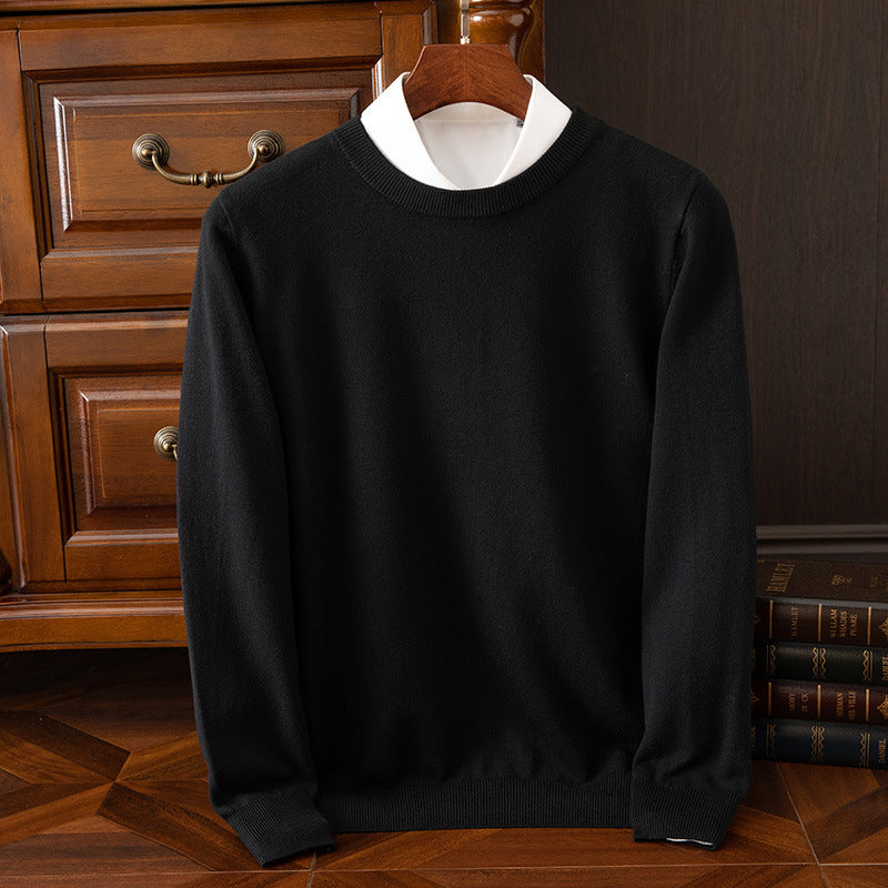 Irffinity Pullover Sweater Round Neck Loose Fit Officewear