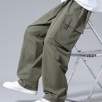 Irffinity Boys Cargo Pants With Large Pockets Drawstring