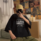 Irffinity Bold Printed Hong Kong Style T Shirt For Youth