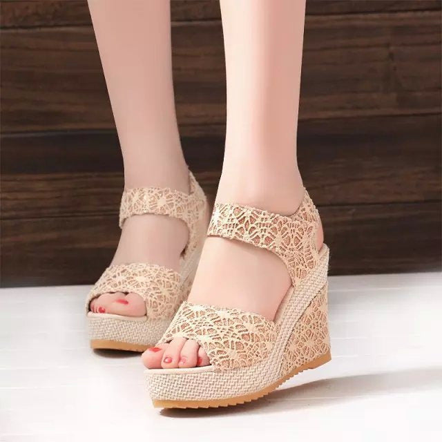 Irffinity Flat Bottom High Heel Sandals For Women Non Slip