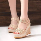 Irffinity Flat Bottom High Heel Sandals For Women Non Slip