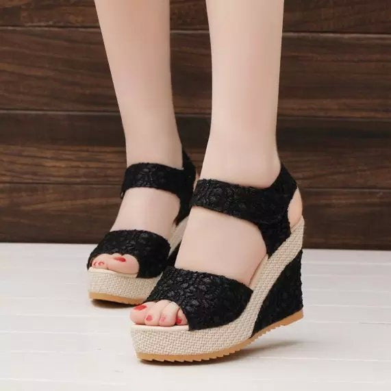 Irffinity Flat Bottom High Heel Sandals For Women Non Slip