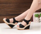 Irffinity Flat Bottom High Heel Sandals For Women Non Slip