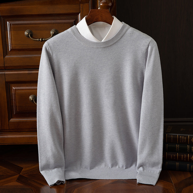Irffinity Pullover Sweater Round Neck Loose Fit Officewear