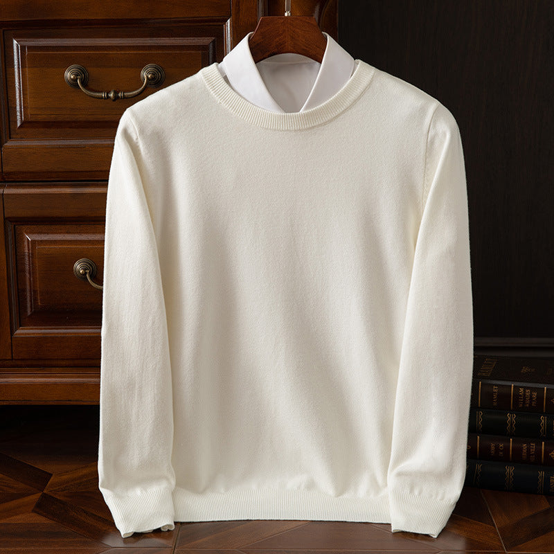 Irffinity Pullover Sweater Round Neck Loose Fit Officewear