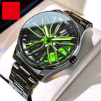Irffinity Men Hollowedout Luminous Waterproof Quartz Watch