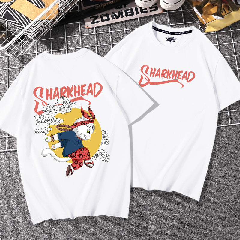 Irffinity Summer Loose Round Neck Tee For Teens Soft Cotton