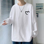 Irffinity Loose Fit Autumn Shirt For Men Plus Size Students