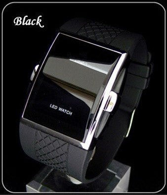 Irffinity Mens Silicone Square Sports Watch Luminous 30m