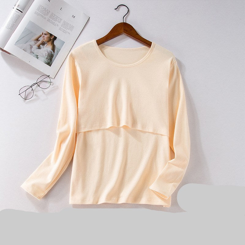 Irffinity Maternity Cotton Autumn Wear For Pregnant Women