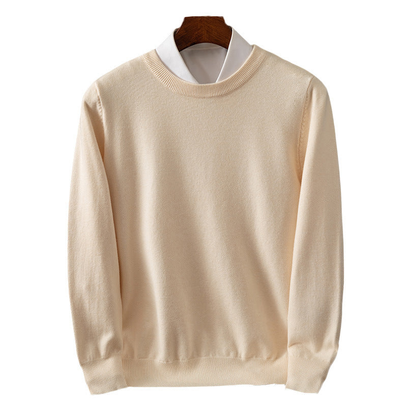 Irffinity Pullover Sweater Round Neck Loose Fit Officewear