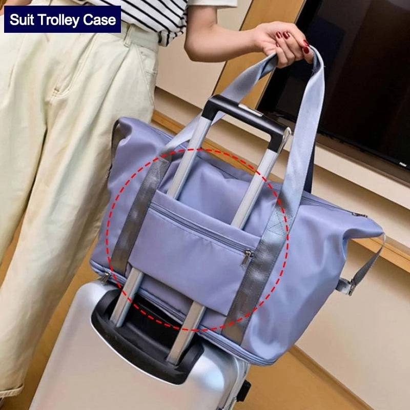Irffinity Foldable Travel Bag Waterproof Capacity Women