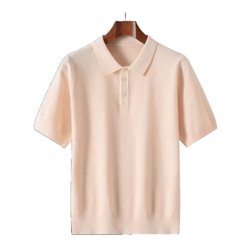 Irffinity Men Polo Shirt Short Sleeve Business Casual Elite