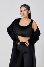 Irffinity Cozy 3 Piece Pajama Set Women Lounge Wear