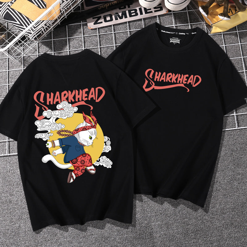 Irffinity Summer Loose Round Neck Tee For Teens Soft Cotton