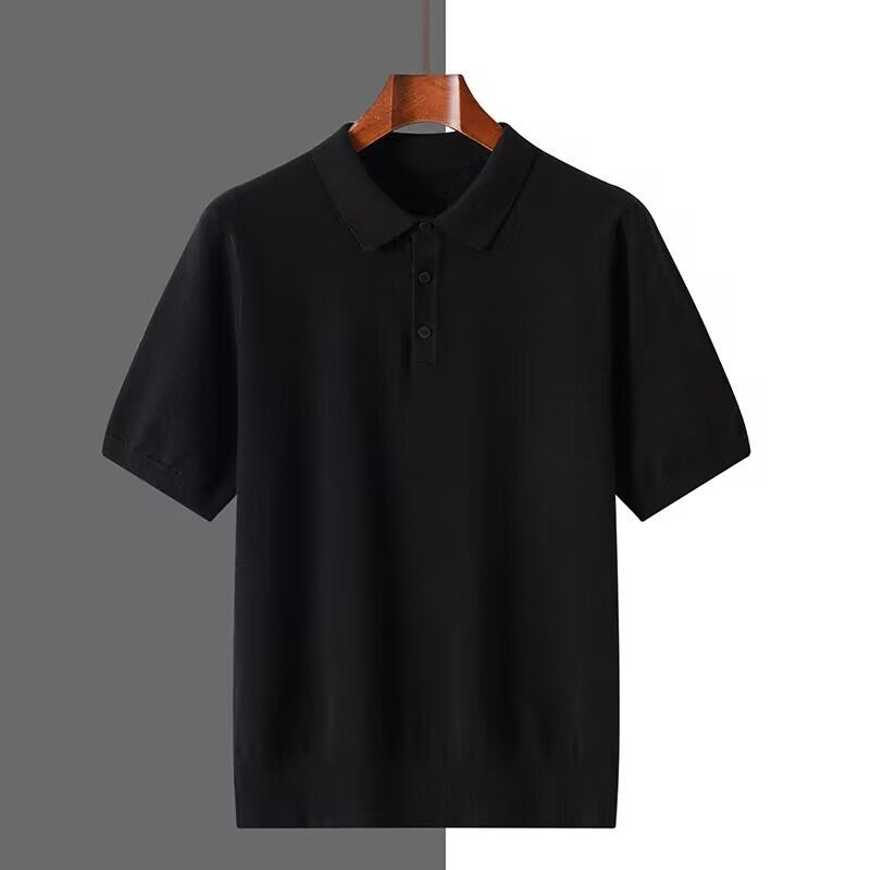 Irffinity Men Polo Shirt Short Sleeve Business Casual Elite