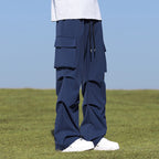 Irffinity Pu Shuai Loose Wide Leg Pants Women Comfort Fit