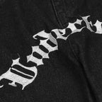 Irffinity European Style Letter Embroidered Jeans For Women