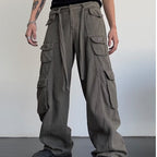 Irffinity High Street Tide Hip Hop Straight Leg Mens Pants