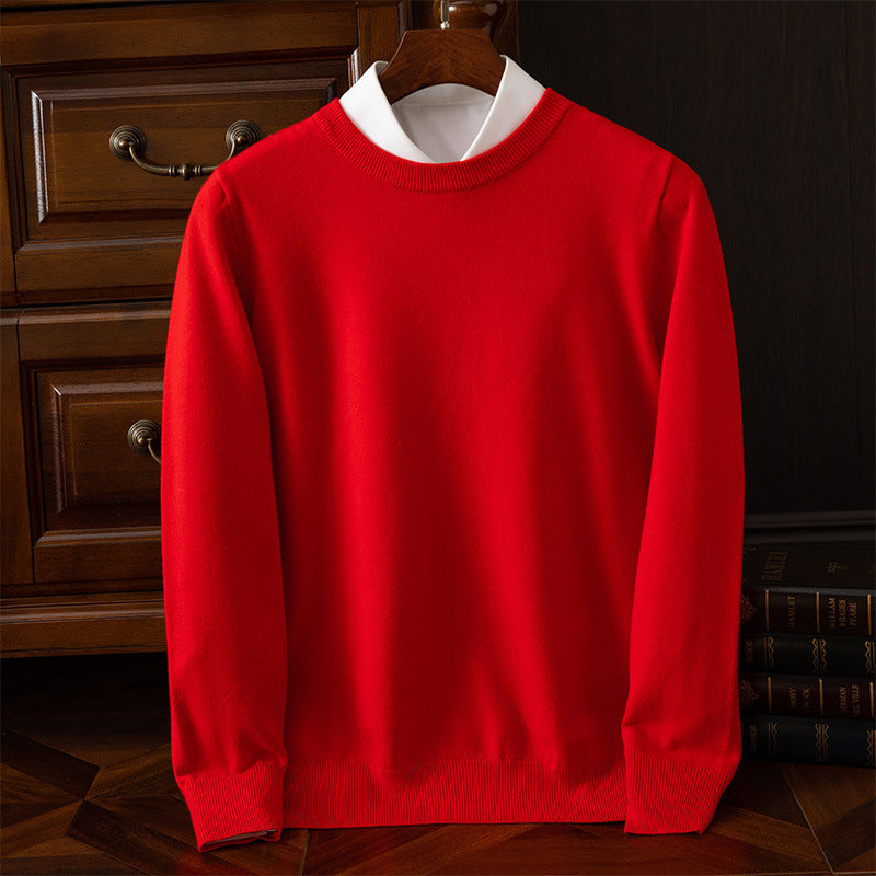 Irffinity Pullover Sweater Round Neck Loose Fit Officewear