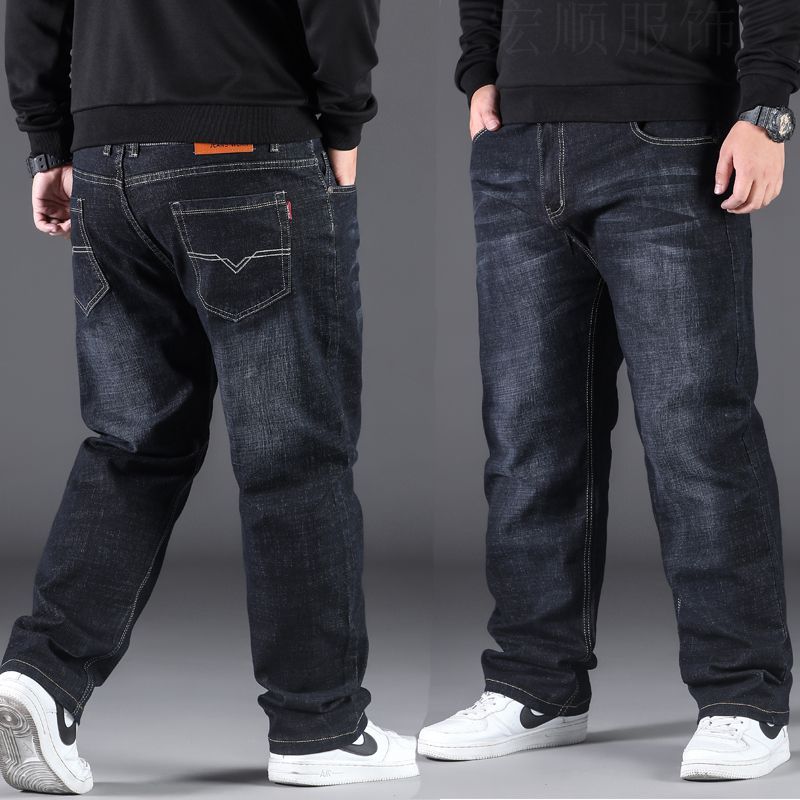 Irffinity Men Casual Pants Loose Fit Straight Leg Everyday