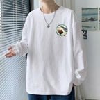 Irffinity Loose Fit Autumn Shirt For Men Plus Size Students