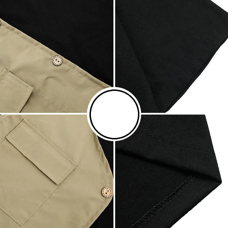 Irffinity Mens Personalized Tee Casual Stitching For Men