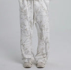 Irffinity Women Camouflage Hoodie Two Piece Set Maple Print