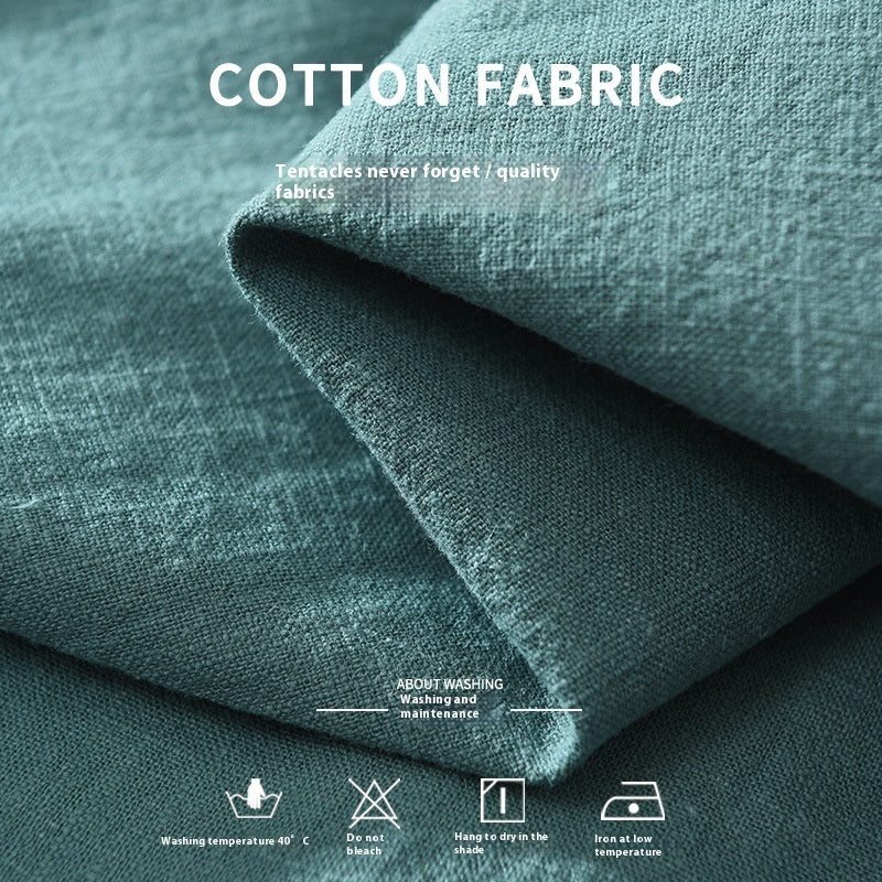 Irffinity Linen Long Sleeve Shirt For Youth Loose Fit