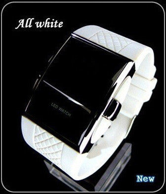 Irffinity Mens Silicone Square Sports Watch Luminous 30m